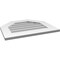 Ekena Millwork Octagonal Top Surface Mount PVC Gable Vent w/ 3-1/2"W x 1"P Standard Frame, 24"W x 20"H GVPOT24X2001SN - alternate 5